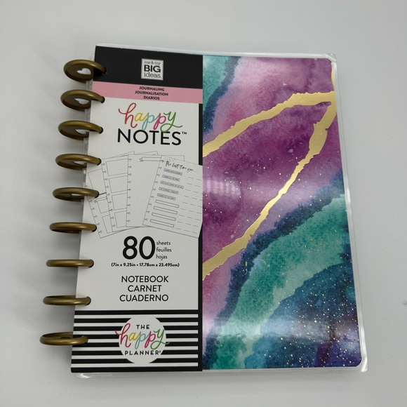 New. Set of 2 The Happy Planner Happy Notes Disc-Bound Notebooks - Picture 4 of 10